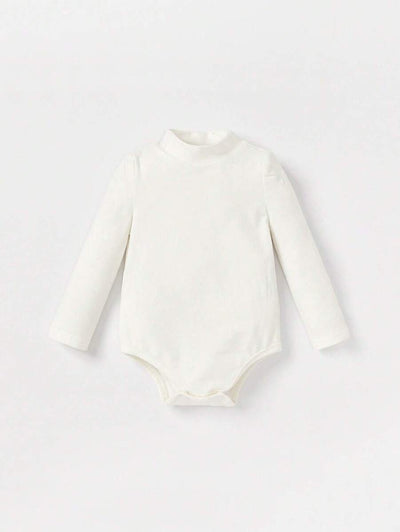 Kit com 2 Bodies de Manga Longa para Bebê · Rosa e branco 