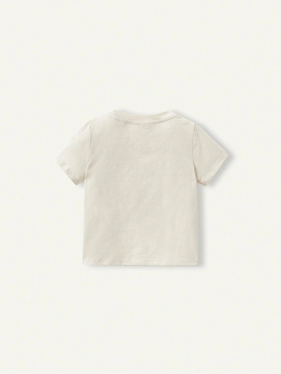 Kit com 3 Camisetas para Menino · Caqui 