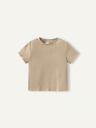 Kit com 3 Camisetas para Menino · Caqui 