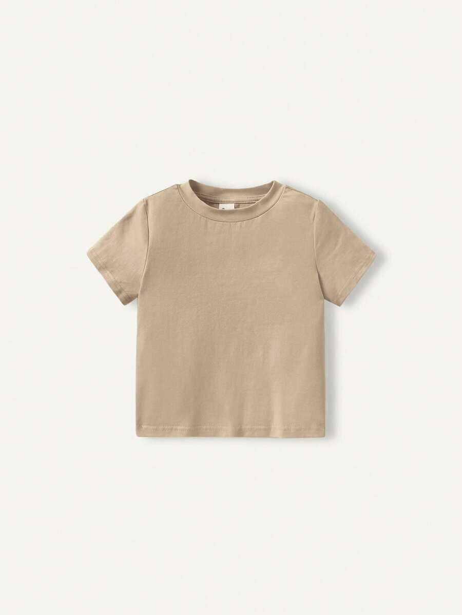 Kit com 3 Camisetas para Menino · Caqui 