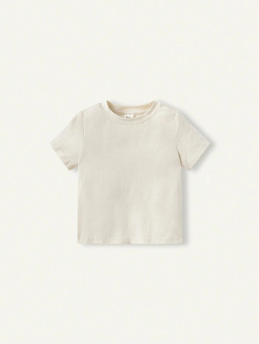 Kit com 3 Camisetas para Menino · Caqui 