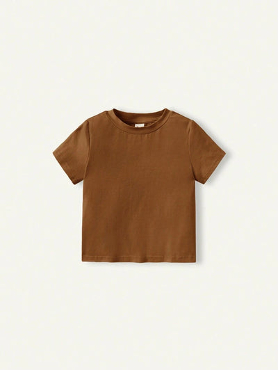Kit com 3 Camisetas para Menino · Caqui 