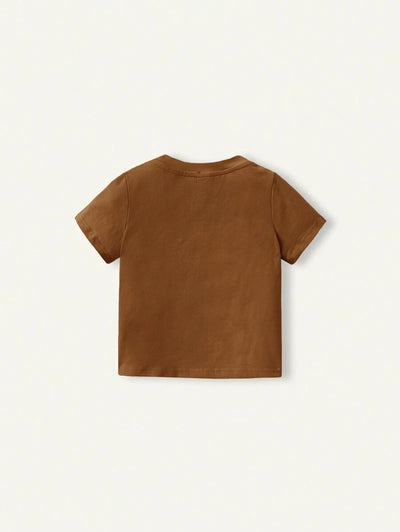 Kit com 3 Camisetas para Menino · Caqui 