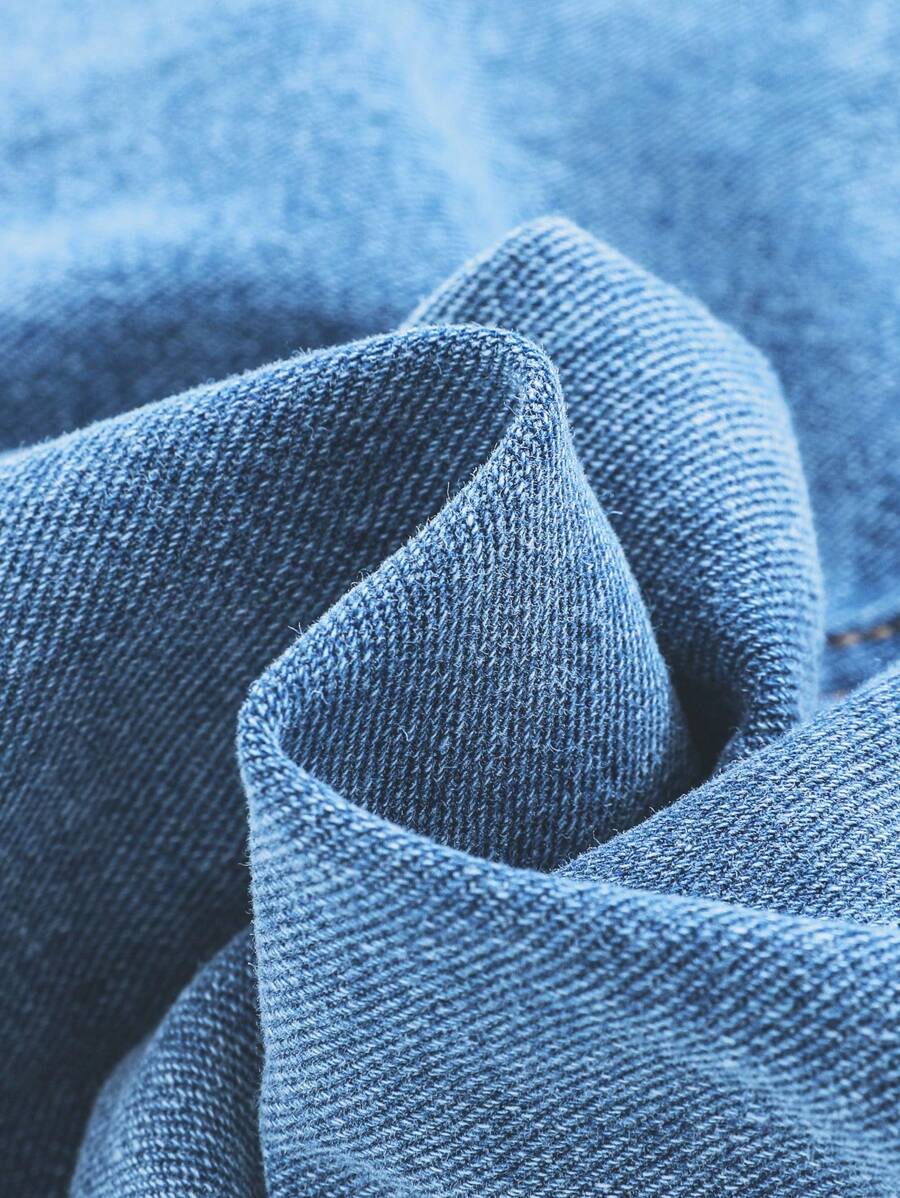 Calça jeans para bebê · Azul claro 