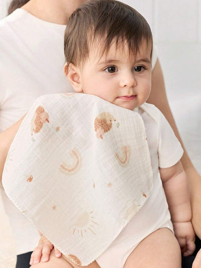 Kit com 5 Paninhos de Boca Estampados