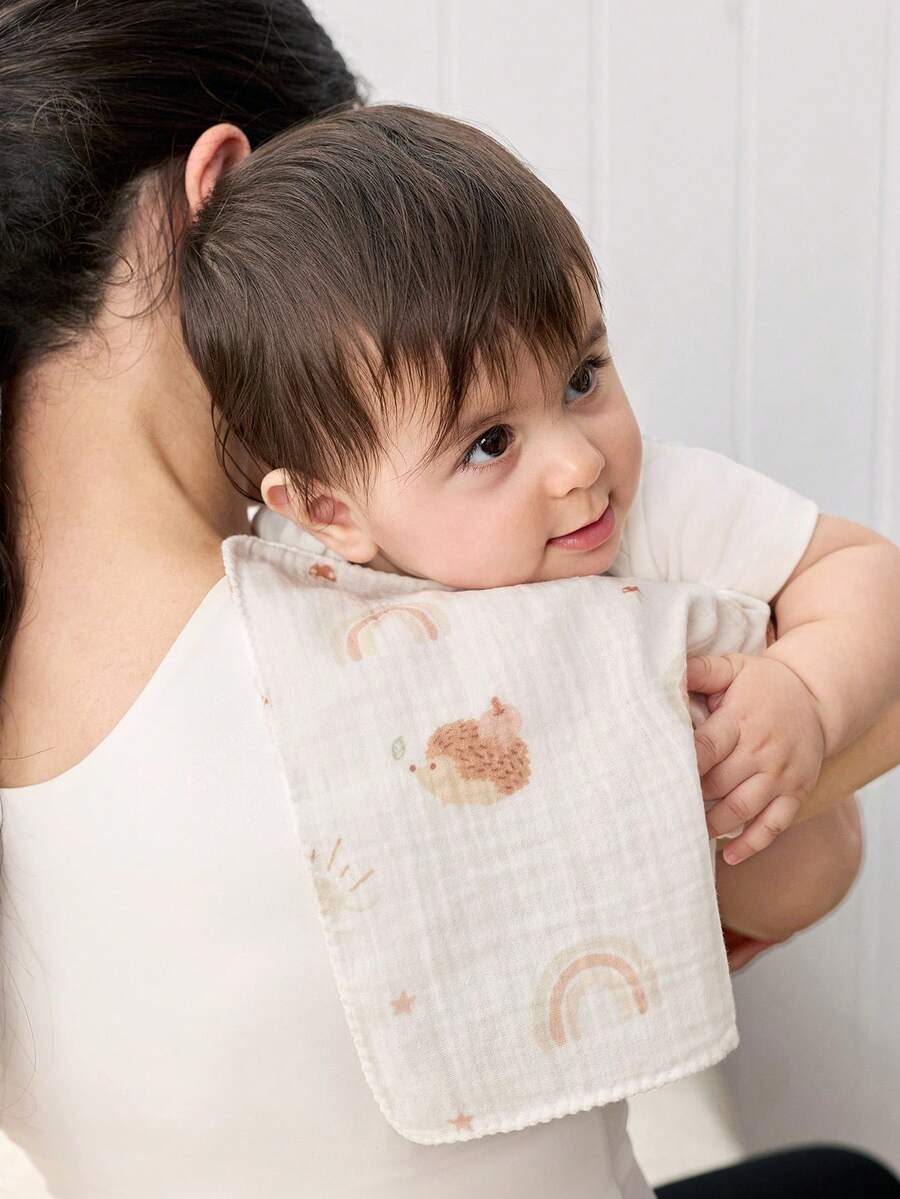 Kit com 5 Paninhos de Boca Estampados