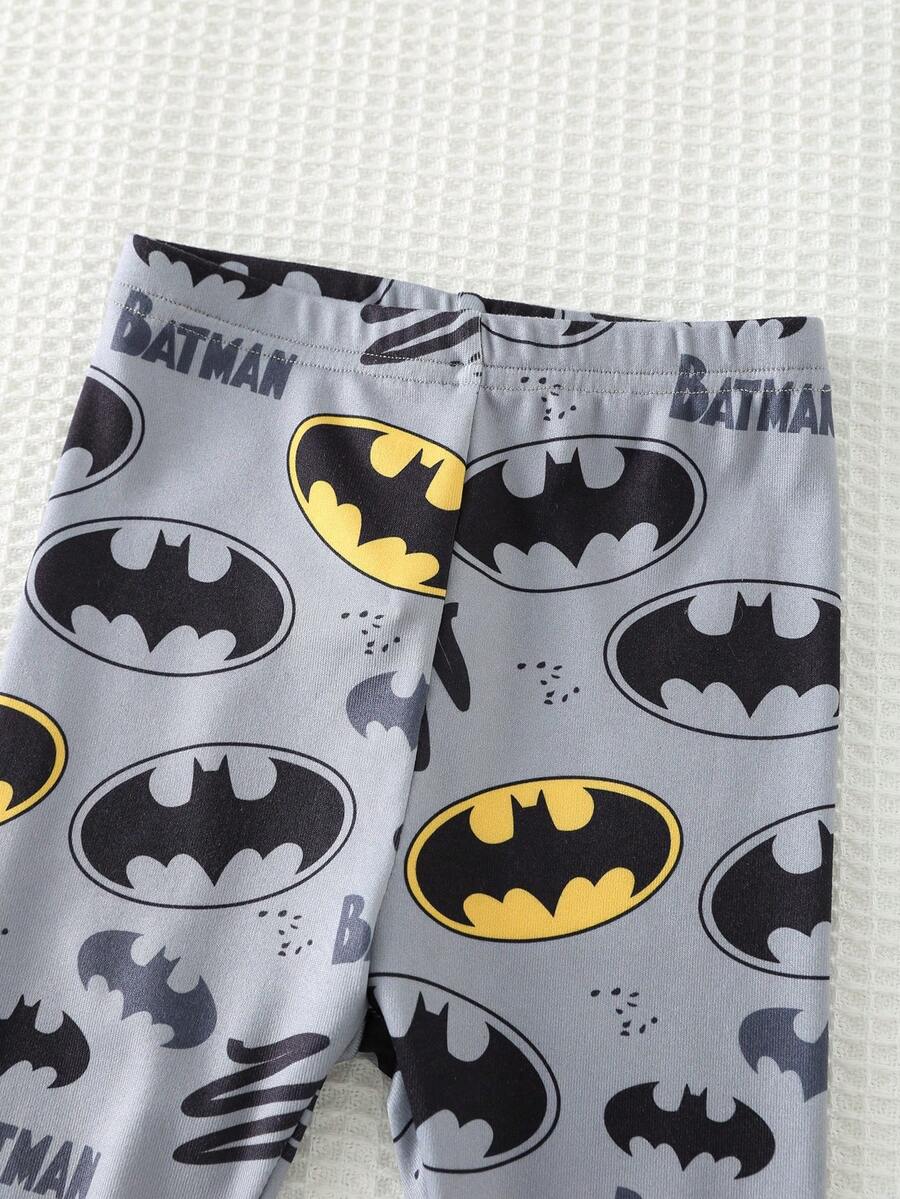 Pijama de Bebê 2 Peças · Batman cinza 