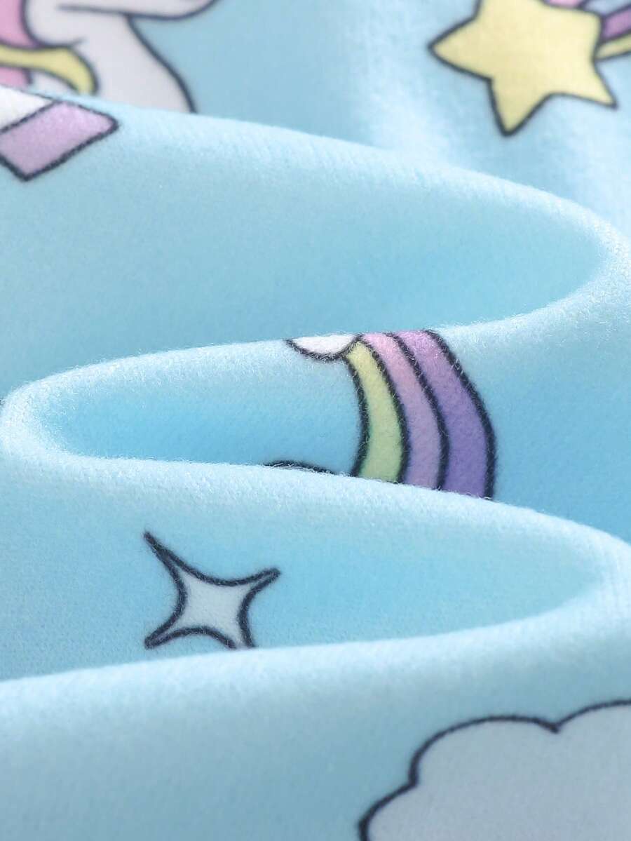 Pijama Macacão Estampado com Zíper · Unicórnios 