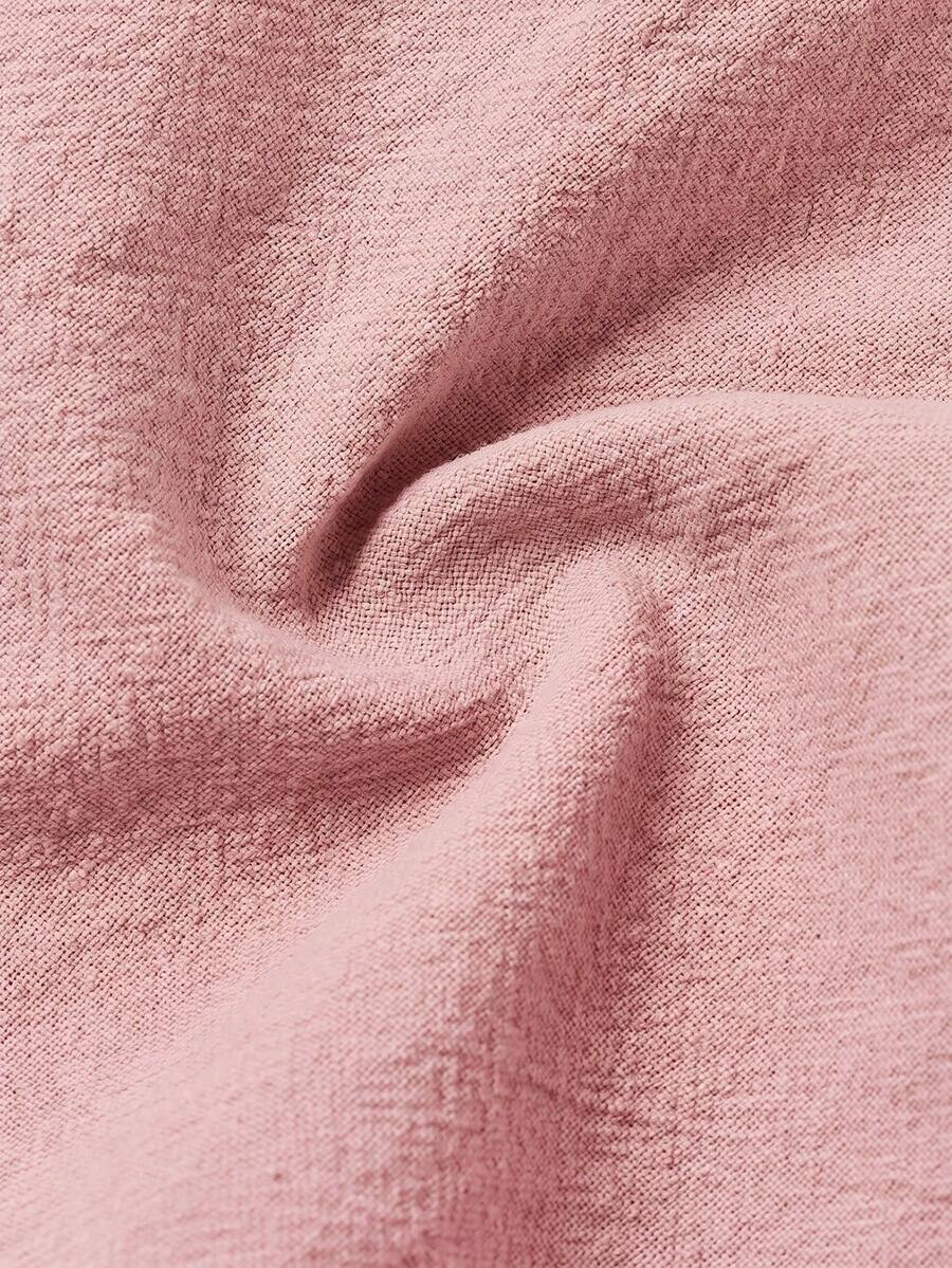 Vestido para bebê com gola bordada · Floral rosa 