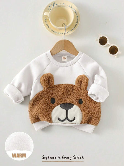 Moletons Bebê Bichinhos · Urso branco 