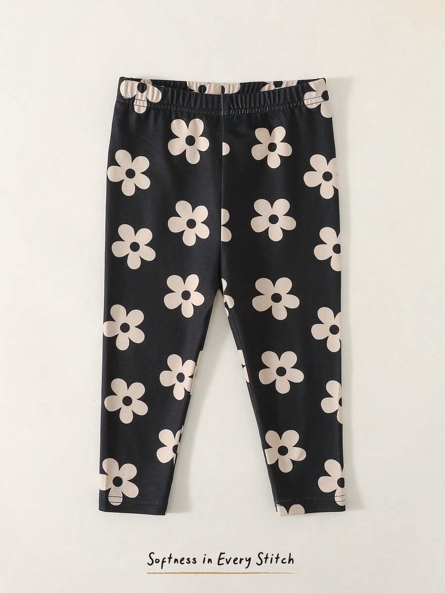 Kit com 3 Leggings para Meninas Bebês