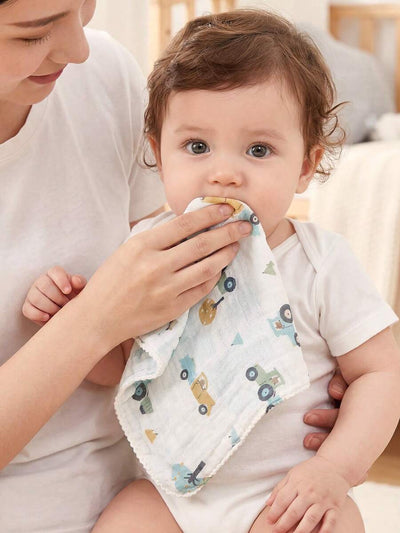 Kit com 5 Paninhos de Boca Estampados