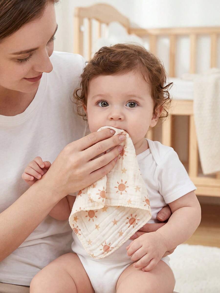 Kit com 5 Paninhos de Boca Estampados
