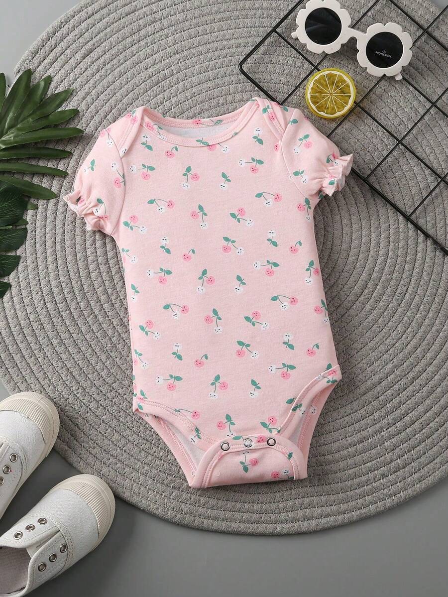 Conjunto com 3 Bodies para Bebê Menina · Branco 