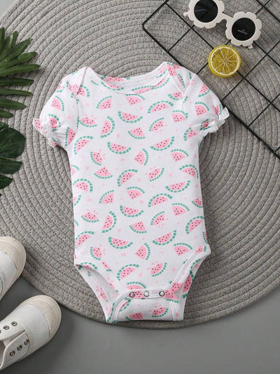 Conjunto com 3 Bodies para Bebê Menina · Branco 