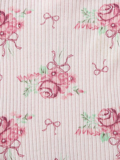 Conjunto com 3 Bodies para Bebê Menina · Rosê 