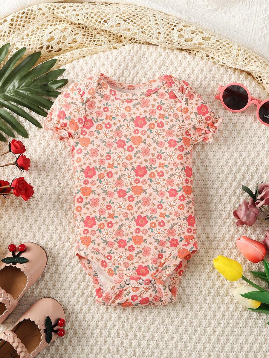 Conjunto com 3 Bodies para Bebê Menina · Melancia 