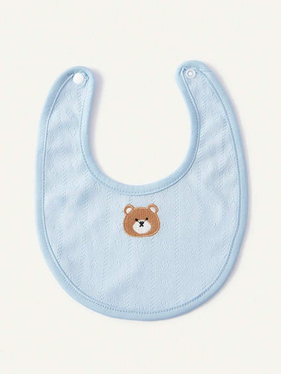 Kit com 4 Babadores de Tecido para Bebê · Ursinho e girafa 