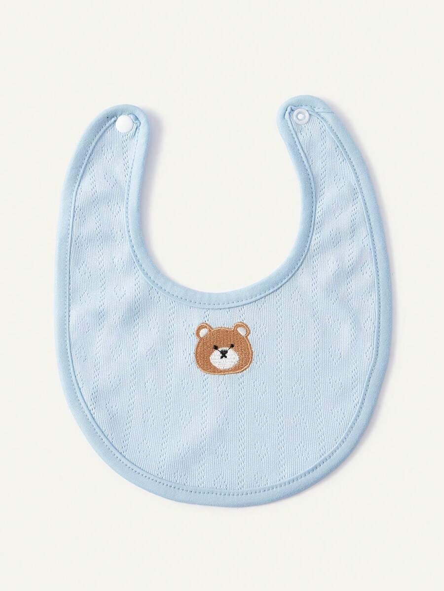 Kit com 4 Babadores de Tecido para Bebê · Ursinho e girafa 