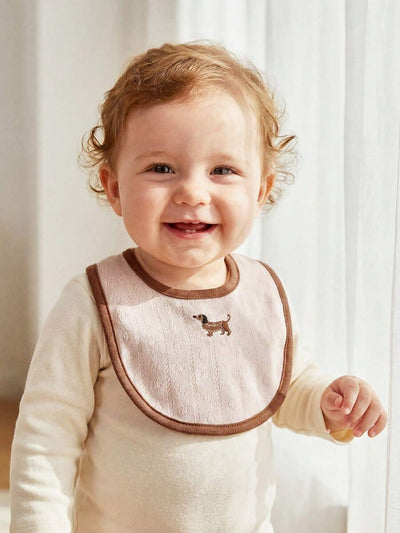Kit com 4 Babadores de Tecido para Bebê · Patinho e carro 