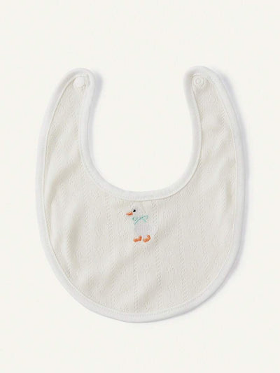 Kit com 4 Babadores de Tecido para Bebê · Patinho e carro 