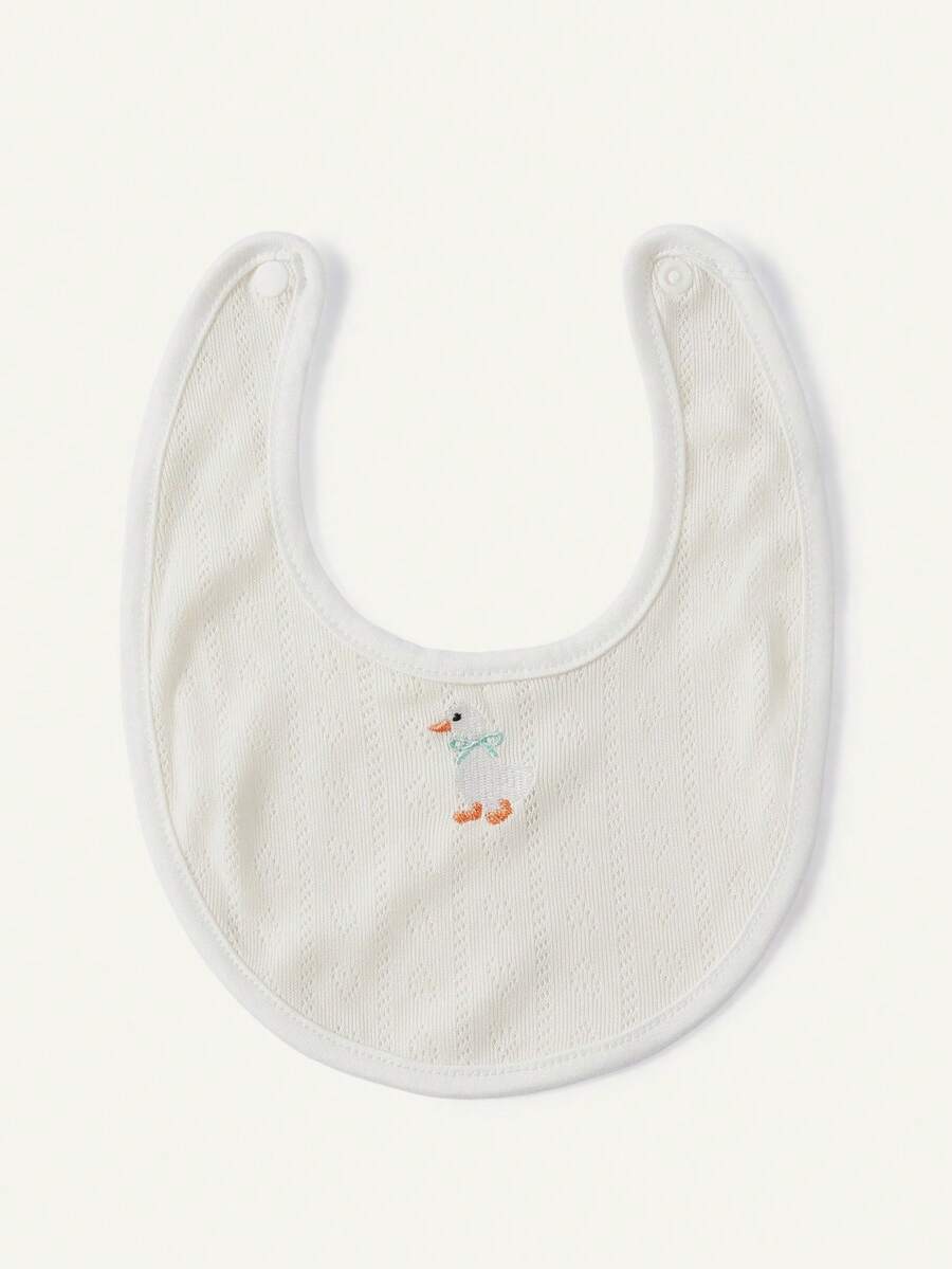 Kit com 4 Babadores de Tecido para Bebê · Patinho e carro 
