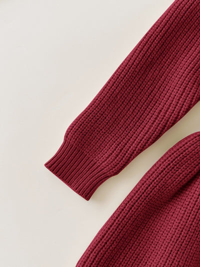 Vestido de Malha para Bebê Menina