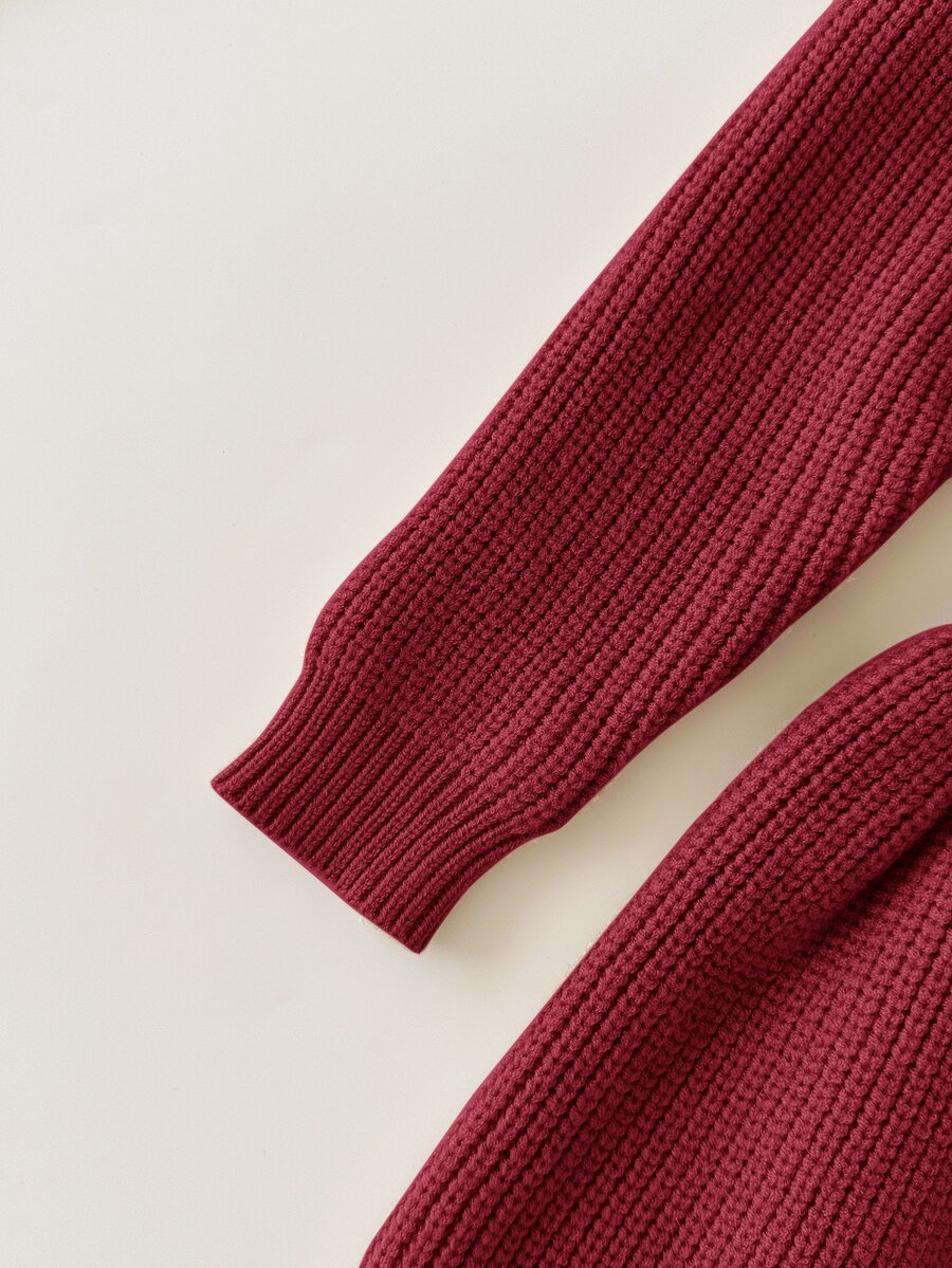 Vestido de Malha para Bebê Menina