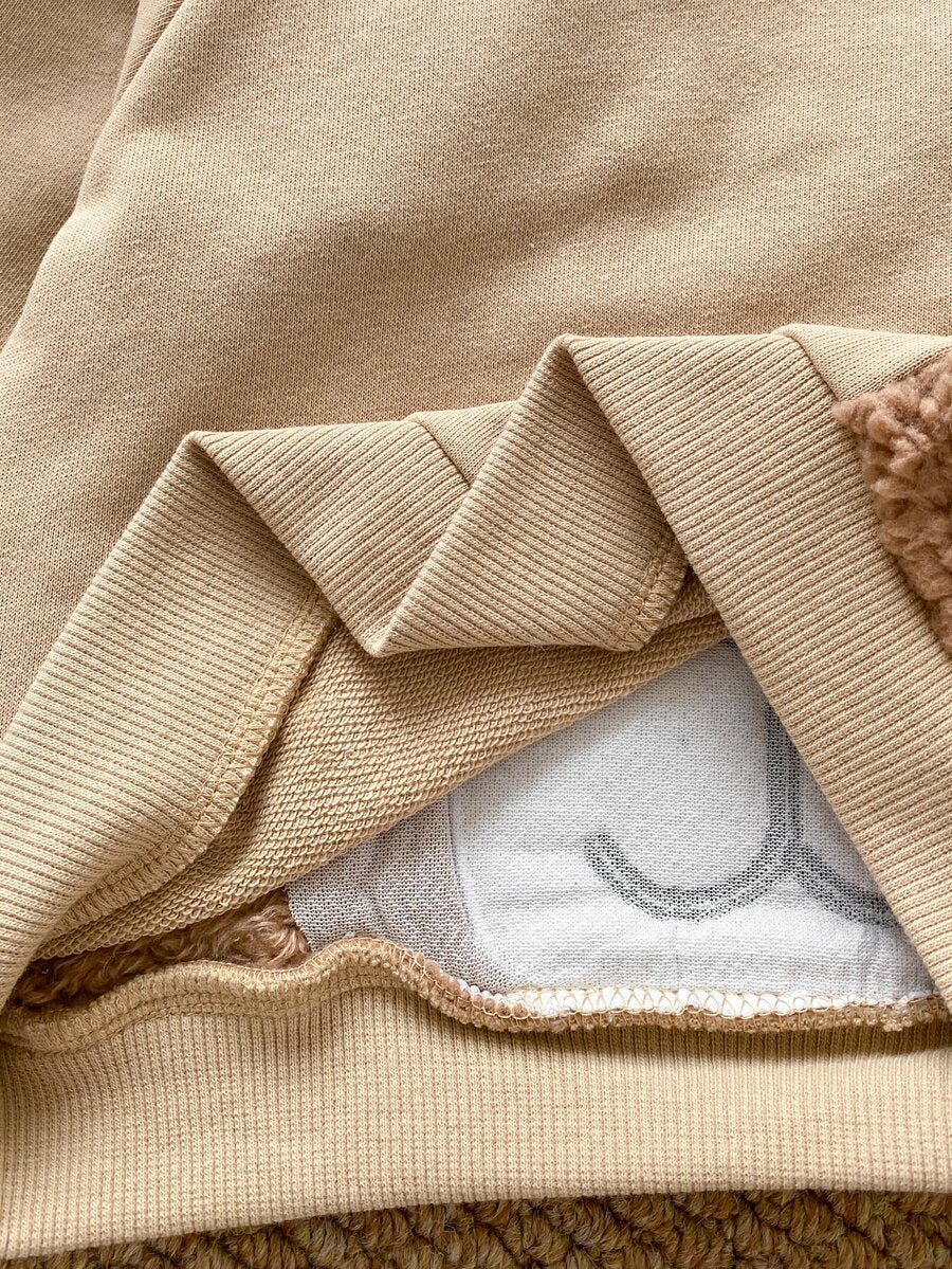 Moletons Bebê Bichinhos · Urso bege 